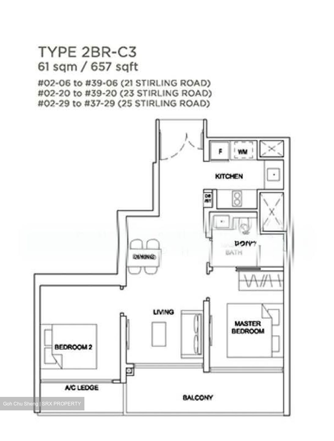 Stirling Residences (D3), Apartment #574054091